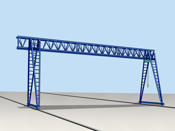 广东梅州龙门吊出租80米梁场龙门吊